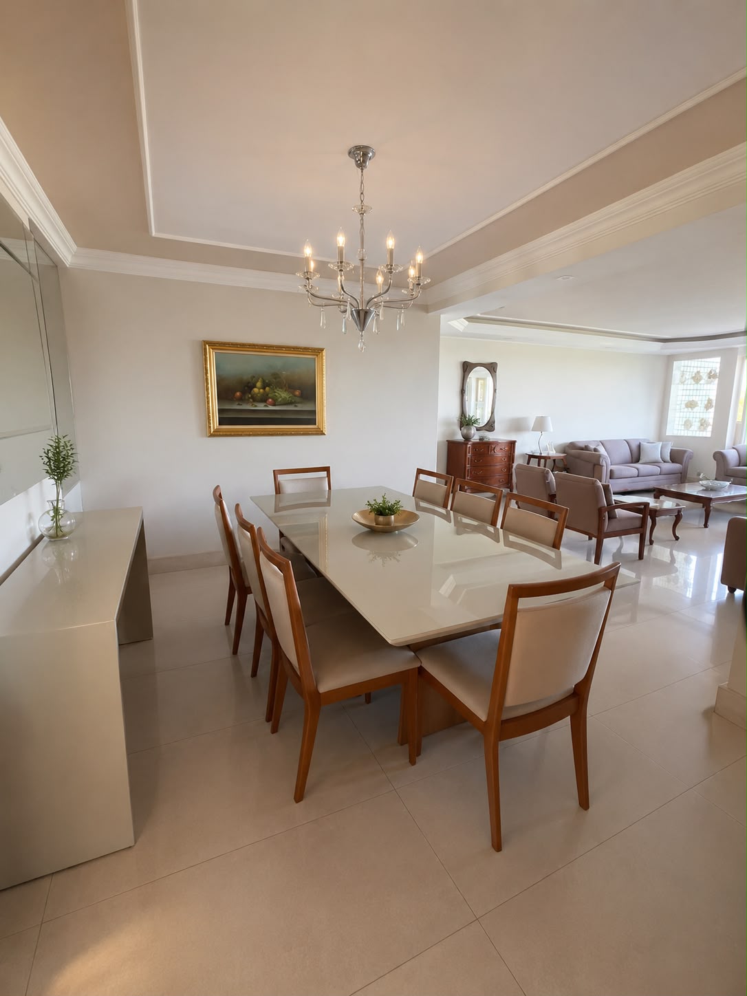 Sala de jantar integrada